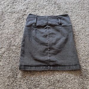 Free People Livin It Up Denim Pencil Skirt